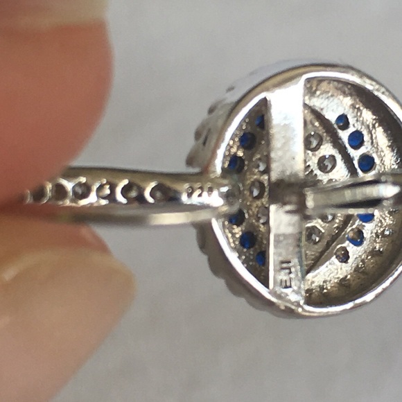 NWT!  Sterling silver evil eye earrings - Picture 5 of 7